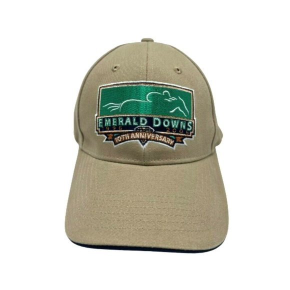 Associated Premium Co Emerald Downs 2006 10th Anniversary Baseball Cap One SZ - Picture 2 of 6